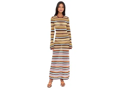 Beach Riot Joie Dress Women's Dress Paradise Stripe: Lg, Polyester/viscose In Multi