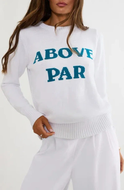 Beach Riot Jolene Cotton Blend Sweater In White