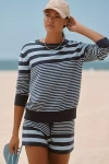 Beach Riot Jolene Stripe Sweater In Blue