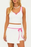 Beach Riot Josie Notch Neck Crop Tank