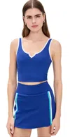 Beach Riot Josie Notch Neck Crop Tank