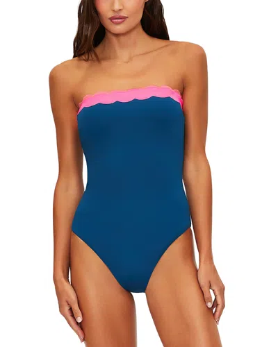 Beach Riot Josy One Piece In Seashell Isle Colorblock