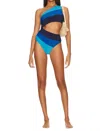 Beach Riot Joyce One Piece Swimsuit In Marine Colorblock In Multi