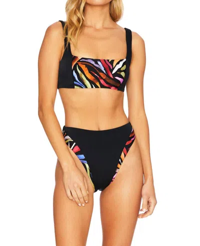 Beach Riot Juliette Top In Wild Stripes In Multi