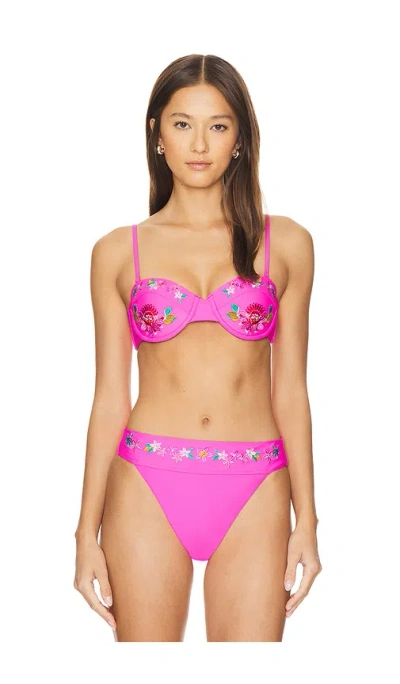 Beach Riot Kai Top In Passion Flor