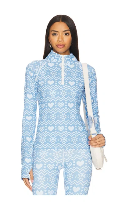 Beach Riot Kamara Top In Baby Blue