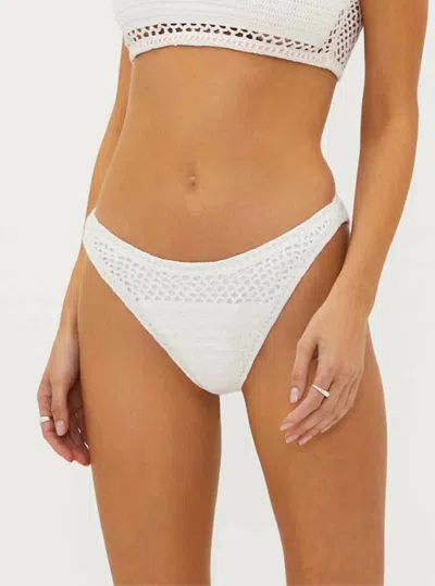 Beach Riot Kaylin Swimsuit Bottom In White
