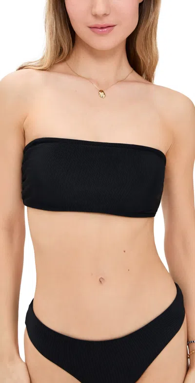 Beach Riot Kelsey Bikini Top Black