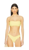 Beach Riot Kelsey Bikini Top Butter Blossom In Butter Blossom