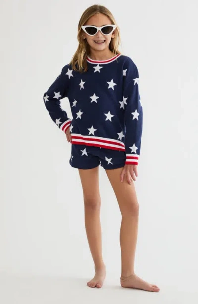 Beach Riot Kids' Little Balboa Shorts In Blue