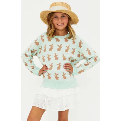 Beach Riot Kids' Little Callie Sweater In Blue