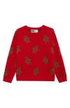 Beach Riot Kids' Little Callie Sweater In Red
