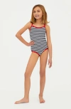 Shop Beach Riot Kids' Little Julia Stripe One-piece Swimsuit