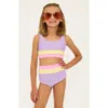 Beach Riot Kids' Little Mackenzie & Heidi Two-piece Swimsuit In Sublime Sp