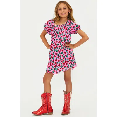 Beach Riot Kids' Little Ollie Dress In Pink