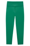Beach Riot Kids' Little Peppa High Waist Leggings In Green