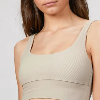Beach Riot Leah Top In Taupe