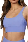 Beach Riot Leah Top In Periwinkle In Blue