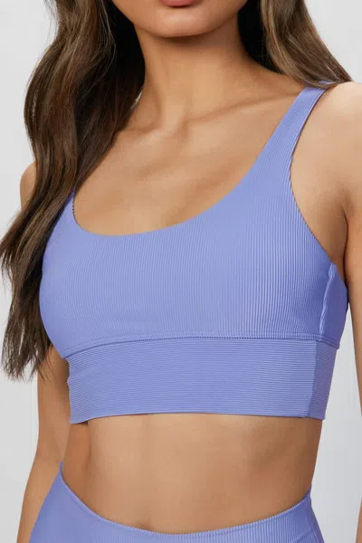 Beach Riot Leah Top In Periwinkle In Blue