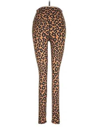 Pre-owned Beach Riot Leggings In Brown