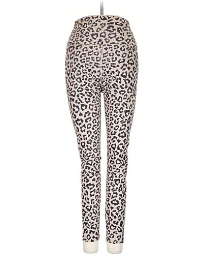 Pre-owned Beach Riot Leggings In Tan