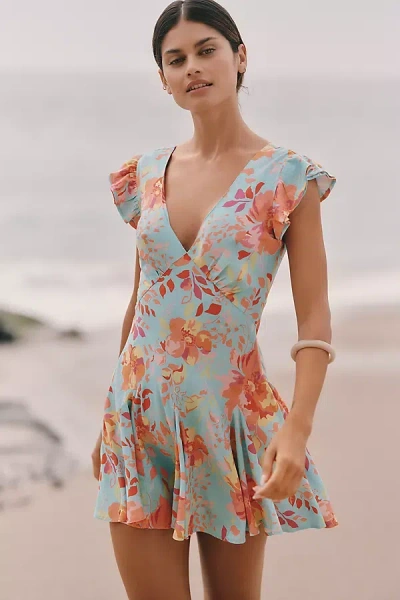Beach Riot Lennie Mini Dress In Blue