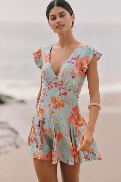 Beach Riot Lennie Mini Dress In Multi