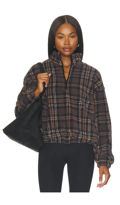 Beach Riot Leona Sherpa Jacket In Multi