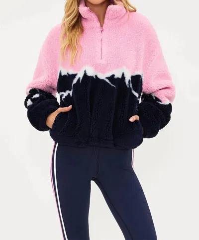 Beach Riot Leona Sherpa Jacket In Snowy Peaks In Multi