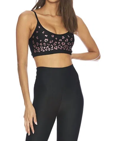 Beach Riot Leopard Liz Top In Black