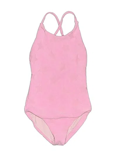 Pre-owned Beach Riot Kids' Leotard In Pink