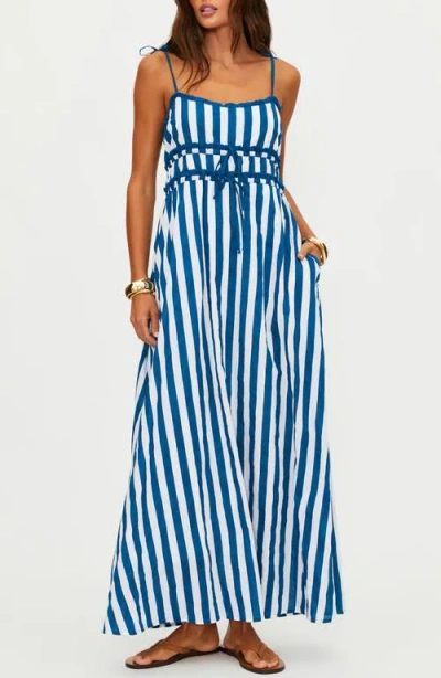 Beach Riot Levie Stripe Maxi Dress In Multi
