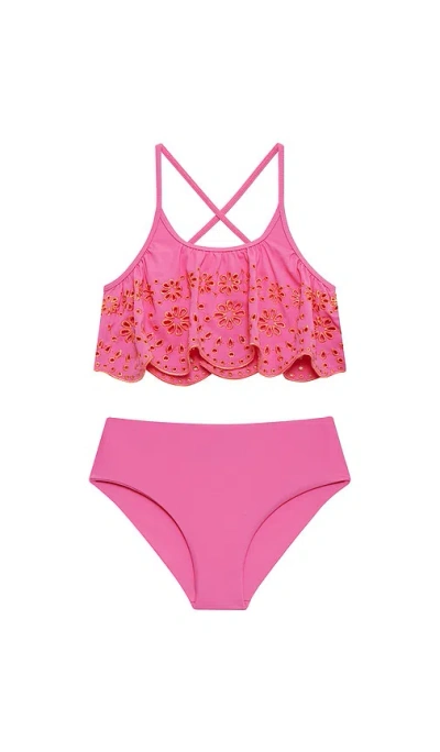 Beach Riot Little Tanvi And Janie Set In Pink