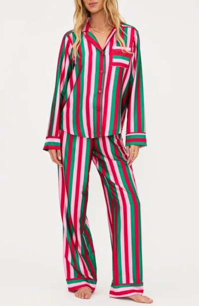 Beach Riot Livy & Connie Pajamas In Multi