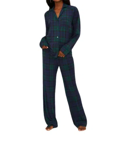BEACH RIOT LIVY CONNIE PAJAMA SET IN WINTERGREEN