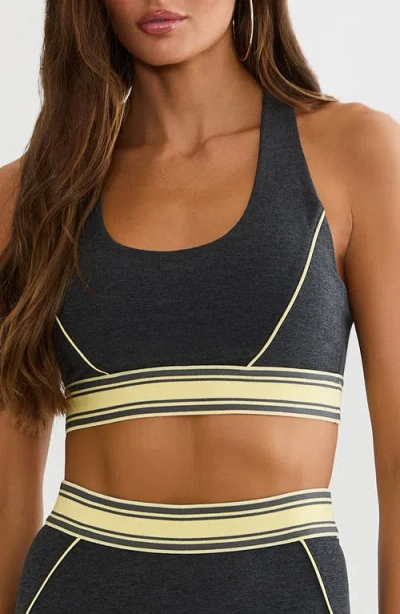 Beach Riot Lucille Scoop-neck Sports Bra In Black