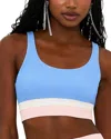 Beach Riot Mackenzie Top Alps Colorblock In Alps Colorblock