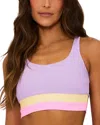 Beach Riot Mackenzie Bikini Top In Sublime Spring Colorblock