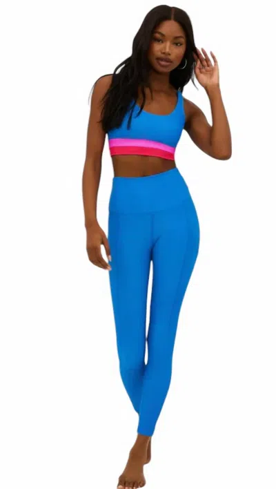 Beach Riot Mackenzie Summer Leggings In Blue