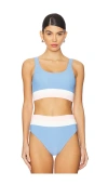 Beach Riot Mackenzie Top Alps Colorblock In Alps Colorblock