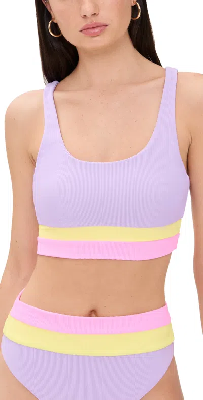 Beach Riot Mackenzie Top Sublime Spring Colorblock