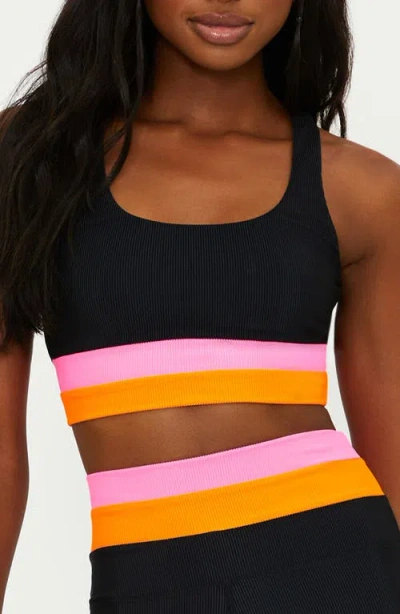 Beach Riot Mackenzine Colorblock Sports Bra