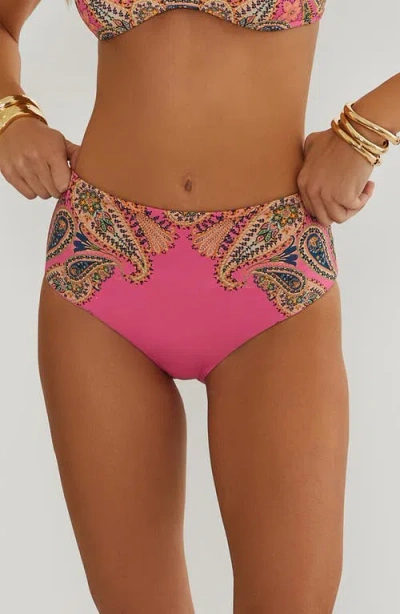 Beach Riot Marcella Bikini Bottoms In Pink