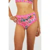 Beach Riot Marcella High Waist Bikini Bottoms In Multi