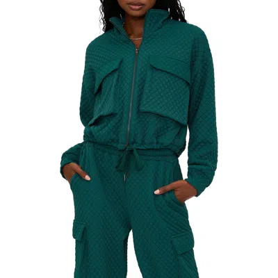 Beach Riot Maren Quilted Jacket In Green