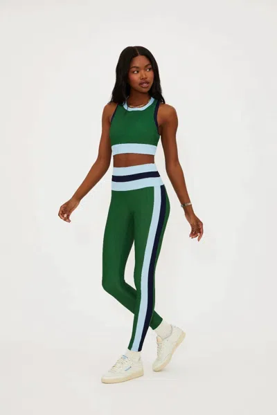 Beach Riot Mariella High Rise Leggings In Ivy Colorblock In Multi