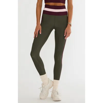 Beach Riot Mariella High Waist Leggings In Green