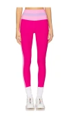 Beach Riot Mariella Colorblock Rib Leggings In Raspberry Colorblock