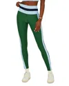Beach Riot Mariella Colorblock Rib Leggings In Green