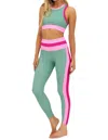 BEACH RIOT MARIELLA LEGGINGS IN SAGE BLOOM COLOR BLOCK
